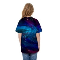 Djeca Teen Kids Girls Boys Galaxy Print Tops Majica Ležerna odjeća