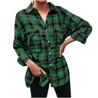 Dezsed ženska jesenska odjeća plet plaćena jakna za čišćenje ženske casual modne plaćene boje podudaranje