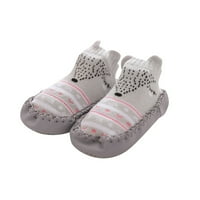Yinguo baby dječaci djevojke crtane podne cipele s klizanjem prve dječje cipele čarape za bebe cipele