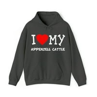 Love Moj Appenzell Cattle pas pasmina grafički duks dukserice, Veličine S-5XL