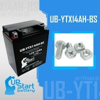 -YTX14AH-BS Zamjena baterije za Honda CB Nighthawk CC motocikl - tvornički aktivirani, bez održavanja,