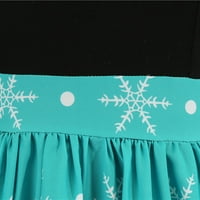 Holloyiver ženske haljine Ljeto s jedno rame Dugi rukavi Božićna haljina za božićnu zabavu Dame Vintage