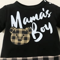 Bear Newborn Baby Boys Hemits mjeseci Novorođeni Dječak Proljeće Ljeto odijelo Mjeseci Novorođeni dječački