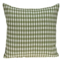 Prikrivanje jastuka Eureka s umetkom u zelenu