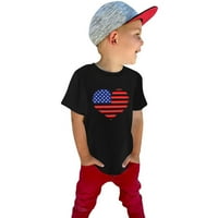 Vučeni dječaci Američka zastava Majica 4. jula Dan neovisnosti Tee za male majice Male Bothiotske zvijezde