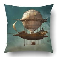 Steampunk topli zrak balon 3D jastučni jastuk jastuk