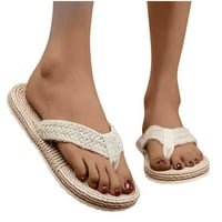 Softmallow Sandale Ženske cipele Summer Cvjetni plažni sandalovi Papuče sandale ravne dno