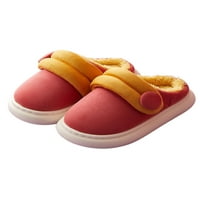 Woobling unisex-dijete protiv klizanja tople cipele slatka kućna cipela ugodna crvena 10c-11c