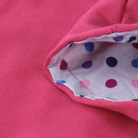 Hanas vrhovi ležerne ženske duksere čista boja džepni gumb pulover duksev bluza ružičasta xxxl