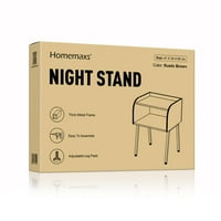 Moderna noćna stajanja noćni stol sasvim sastavljeni noćni tablica za noćni ormar s potpornim nogama