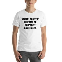 Najveći svjetski direktor Corporation Supsinfent Chort rukava pamučna majica po nedefiniranim poklonima