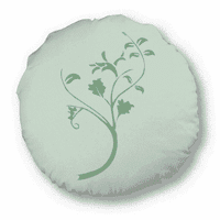 Zelene grane Cvijeće okruglo Jastuk Jastuk Jastuk za uređenje