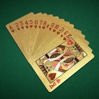 Kotyreds Gold Playts Cards Poker igra Foil Poker plastična magična vodootporna kartica