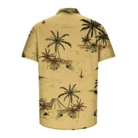 MAN LOUNGE Kuća za odmor Plaža Majica sa džepom ljetne modne košulje na dugme za isključivanje Ležerne