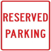 Promet i skladišni znakovi - PS-52-rezerviran parking za parkiranje aluminijumski znak Street Weather
