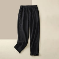 Gacuwne pantalone za žene Ljeto široke nogu hlača Redovna fit dugačke hlače Lounge pantalone Duks Ležerne