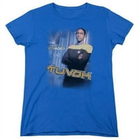 TREVCO CBS571-WT- Star Trek & Tuvok Majica s kratkim rukavima, kraljevska plava - 2x