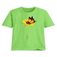 -3XL Žene Majica su suncokreta Bohemian Ljeto kratki rukav majica Dame Tops Tee Bluuse Streetwear