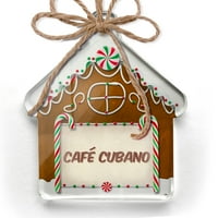 Ornament je tiskao jedan obojen CAF? Kubano kafa, vintage stil Božić Neonblond