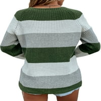 Bomotoo dame pletiva za džužbu za prskanje spojene s velikim pulovernim puloverm džemper od koznog bloka