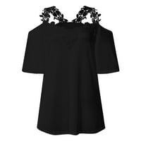 Ženski vrhovi ženske modne ljetne nove čvrste boje V izrez kratki bez rukava bez rukava Camisole