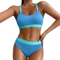 Miayilima kupaće kostimi Tankenis set za žene Visoki struk bikini Push Up Bikinis Print kupaći kostim