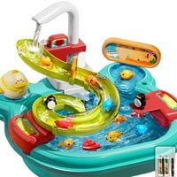 Godderr Kids Water Play Ribolovne igračke, Toddlers igračka za kupanje, baby voda cirkulacija ribolov