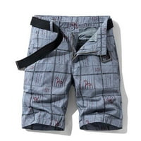 Simplmasygeni muški kratke hlače Ljeto Atletski teretni kratke hlače Multi džep teretni hlače labave