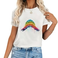 Rainbow Modni grafički majica za žene - Moderan i udobna majica Dugi Lover Gifts
