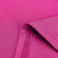 Hanas vrhovi ženske modne ljeto labavo s ramena majica kratki rukav vrhovi bluza vruća ružičasta xxxl