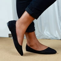 FVWitlyh Stanovi Glitter šiljasti ravne cipele Rad lijene kauzalne dame pojedinačne ženske cipele ženske