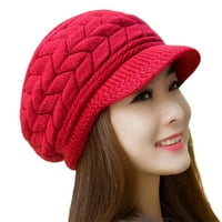 Jiaroswwei Ženska šešir pune boje arrow Uzorak jesen zima kratki šešir za podrumcu za na otvorenom
