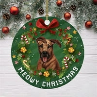 Kuluzego Božić smiješan ukras Božićni pas uzorak privjesak božićne stablo ukrase za čišćenje