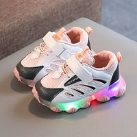 Light cipele Kidske tenisice Dječja djevojka Cipele LED sportska djeca Svjetlosni Bling Baby Cipele