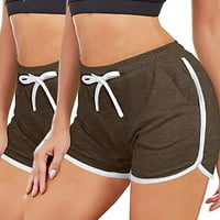 Hot Hlače Ženska teretana Workout Yoga kratke hlače Seksi kratke hlače visoke struk Teretana Trčanje
