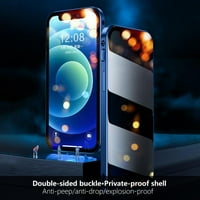 Therezero Magnet Dvostrana kopča iPhone Pro ma kaljeno stakleno kućište iPhone All-inclusive metal iPhone