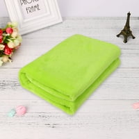 Sehao Pure Color Bobe Falai Fleece Mali pokrivač 50x zelena
