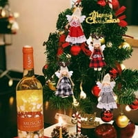 Božićna lutka, božićni viseći anđeo, privjesak za lutke Elk Angel, božićne ukrase za božićne ukrase