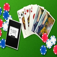 Nacionalni park Zion, Utah, Watchman kao Virgin Reku, Lantern Press, Premium igraće karte, kartonski