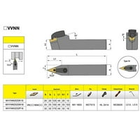 MVVNN K 20 × Inde vanjski nosač struje za VNMG umetke