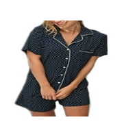 FIOMVA majice kratkih rukava kratke hlače kućna odjeća za spavanje Žene Ljetne casual pidžama