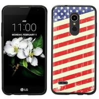 Slim-Fit Case za LG K Premier Pro LTE, OneToughShield ® TPU otporan na ogrebotine za zaštitu za zaštitu telefona - zastava USA