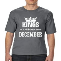 Arti - Velika muška majica - rođendanski poklon kraljevi rođeni su u decembru