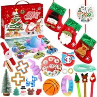 Božićni privesni kalendar za dječji dan Fidget Counchdown kalendar Sentory Advent Calendar Fidget Toy