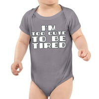 Previše slatki dresi za bebe - Tematska dječja bodica - Cool Baby Jednodijelni