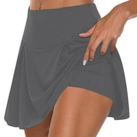 SKSLOEG ženska suknja za tenis Plus size kratke hlače Golf Skorts suknje visokog struka Atletski klizač