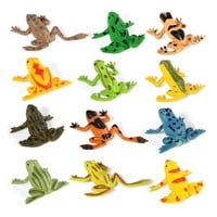 CREATIVERROWY Edukativni realistični akcija Amfibija Akcijske brojke Play Set Frogs Modeli Party Model