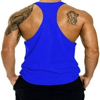 Luxplum muške mišićne majice Racerback Ljetni vrhovi rezervoar bez rukava Brzi suhi niz vježbanje vest