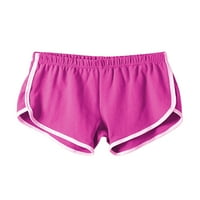Avamo dame kratke hlače u boji ubode u boji Elastični struk mini pantalone Žene Ruched sportske kratke