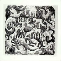 Mozaik II laminirani poster od m.c. Escher